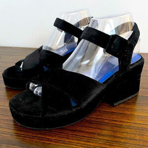 Jeffrey Campbell Black Platform Sandals